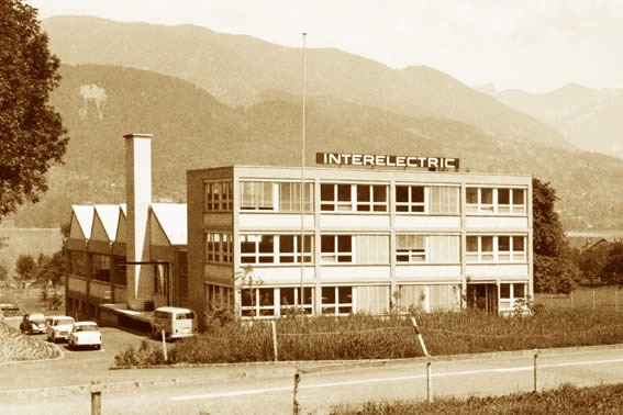 The maxon headquarters in the 1960s